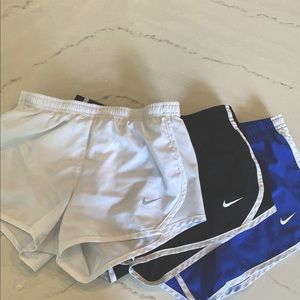 Girls Nike DRI-Fit Running shorts- 3pair bundle